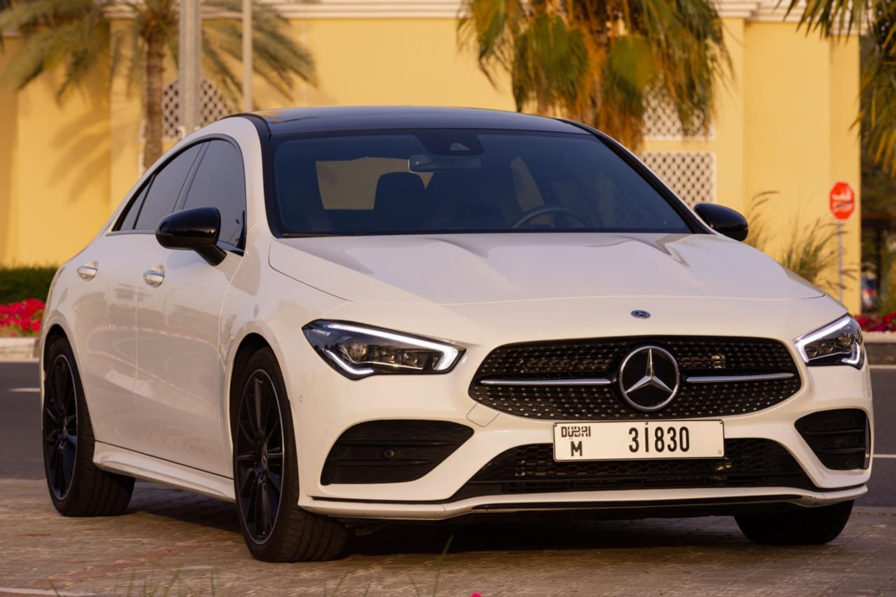 Mercedes-Benz CLA-Class luxury coupe